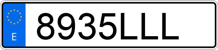 Numer rejestracyjny 8935LLL posiada KTM 390 DUKE Numer rejestracyjny 8935LLL posiada KTM 390 DUKE