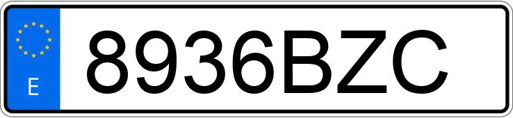 Numer rejestracyjny 8936BZC posiada FORD MONDEO Numer rejestracyjny 8936BZC posiada FORD MONDEO