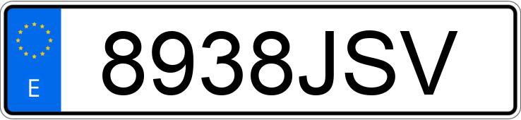 Numer rejestracyjny 8938JSV posiada NISSAN X-TRAIL