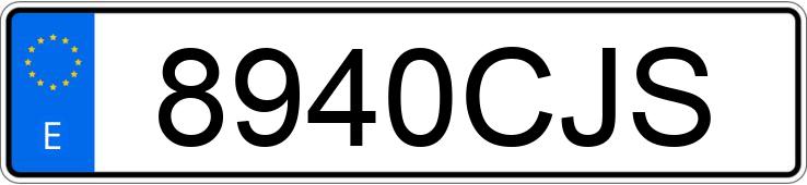 Numer rejestracyjny 8940CJS posiada MERCEDES E (211)