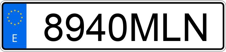 Numer rejestracyjny 8940MLN posiada BMW X3 Numer rejestracyjny 8940MLN posiada BMW X3
