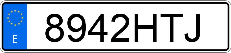 Numer rejestracyjny 8942HTJ posiada SEAT LEON