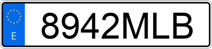 Numer rejestracyjny 8942MLB posiada CITROEN C5 X