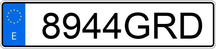 Numer rejestracyjny 8944GRD posiada CHEVROLET-GM AVEO Numer rejestracyjny 8944GRD posiada CHEVROLET-GM AVEO