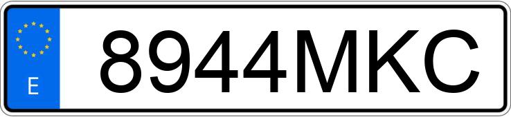 Numer rejestracyjny 8944MKC posiada RENAULT CAPTUR