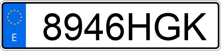 Numer rejestracyjny 8946HGK posiada SEAT IBIZA