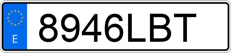 Numer rejestracyjny 8946LBT posiada YAMAHA T-MAX 530 ABS