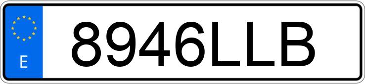 Die Registrierungsnummer 8946LLB hat FIAT TIPO