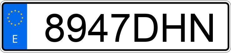 Numer rejestracyjny 8947DHN posiada SEAT TOLEDO