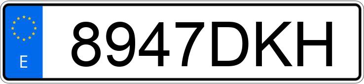 Numer rejestracyjny 8947DKH posiada SSANGYONG/KGM REXTON