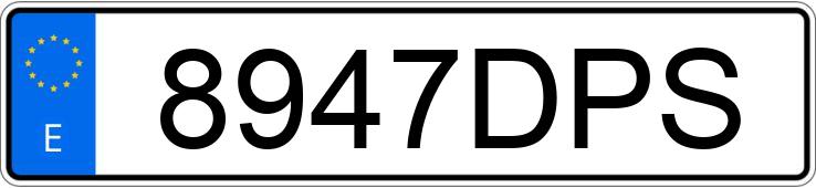 Numer rejestracyjny 8947DPS posiada MAZDA MAZDA3