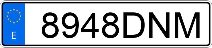 Numer rejestracyjny 8948DNM posiada PEUGEOT 206 Numer rejestracyjny 8948DNM posiada PEUGEOT 206