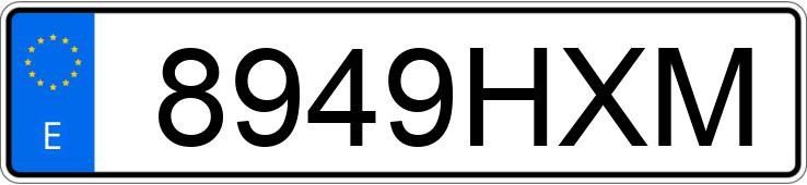 Numer rejestracyjny 8949HXM posiada PEUGEOT 508