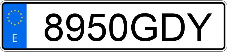 Numer rejestracyjny 8950GDY posiada BMW F 650 Numer rejestracyjny 8950GDY posiada BMW F 650