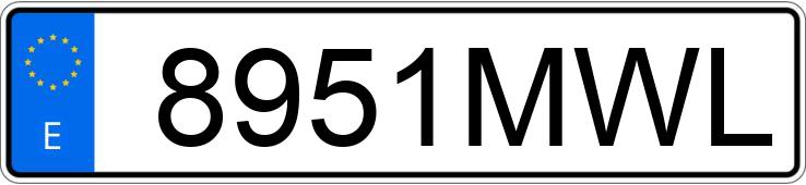 Numer rejestracyjny 8951MWL posiada NISSAN JUKE