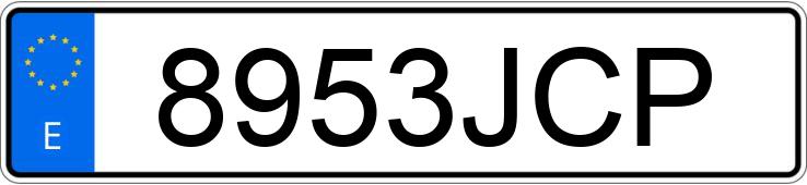 Numer rejestracyjny 8953JCP posiada VOLKSWAGEN CC Numer rejestracyjny 8953JCP posiada VOLKSWAGEN CC