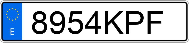 Numer rejestracyjny 8954KPF posiada VOLKSWAGEN TRANSPORTER Numer rejestracyjny 8954KPF posiada VOLKSWAGEN TRANSPORTER