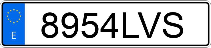 Numer rejestracyjny 8954LVS posiada CITROEN C4