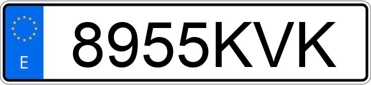 Numer rejestracyjny 8955KVK posiada DACIA SANDERO STEPWAY