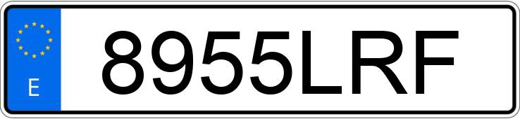 Numer rejestracyjny 8955LRF posiada FIAT 500