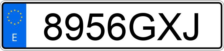 Numer rejestracyjny 8956GXJ posiada OPEL ASTRA