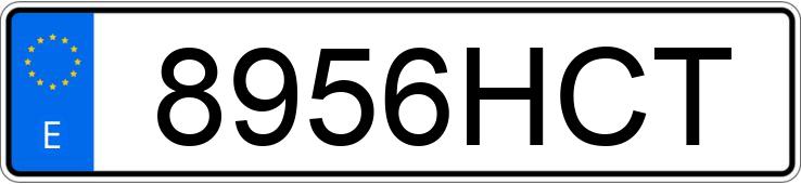 Numer rejestracyjny 8956HCT posiada MITSUBISHI ASX