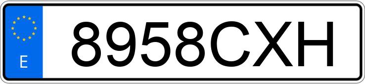 Numer rejestracyjny 8958CXH posiada SEAT LEON Numer rejestracyjny 8958CXH posiada SEAT LEON