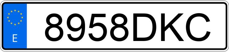 Numer rejestracyjny 8958DKC posiada VOLKSWAGEN POLO Numer rejestracyjny 8958DKC posiada VOLKSWAGEN POLO