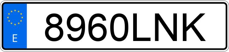 Numer rejestracyjny 8960LNK posiada RENAULT KADJAR