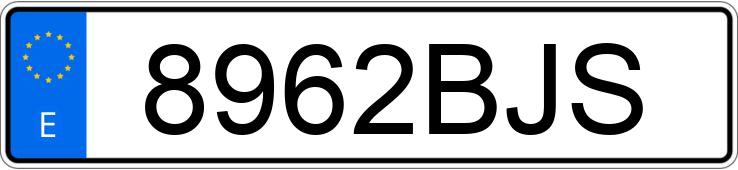 Numer rejestracyjny 8962BJS posiada SEAT CORDOBA