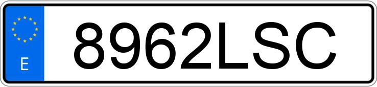 Numer rejestracyjny 8962LSC posiada PEUGEOT 3008