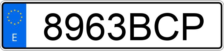 Numer rejestracyjny 8963BCP posiada MERCEDES E 320 (210)