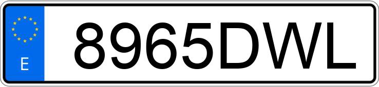 Numer rejestracyjny 8965DWL posiada AUDI A3 SPORTBACK Numer rejestracyjny 8965DWL posiada AUDI A3 SPORTBACK