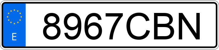 Numer rejestracyjny 8967CBN posiada CITROEN BERLINGO Numer rejestracyjny 8967CBN posiada CITROEN BERLINGO