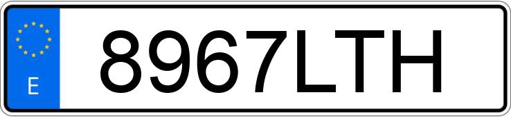 Numer rejestracyjny 8967LTH posiada MERCEDES CITAN
