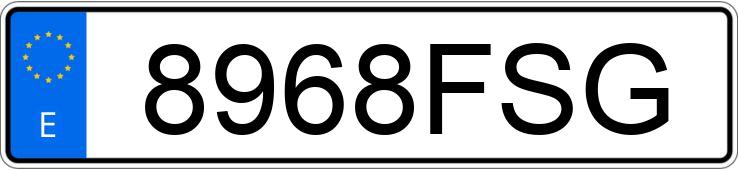 Numer rejestracyjny 8968FSG posiada FORD FOCUS C-MAX