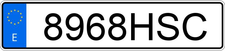 Numer rejestracyjny 8968HSC posiada SEAT LEON Numer rejestracyjny 8968HSC posiada SEAT LEON