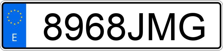 Numer rejestracyjny 8968JMG posiada HYUNDAI I30