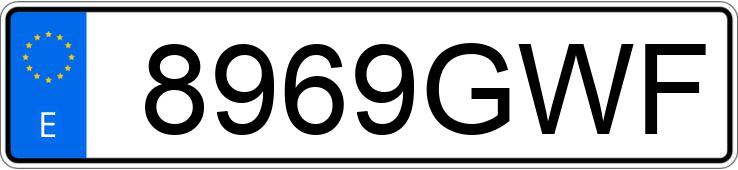 Numer rejestracyjny 8969GWF posiada SEAT LEON