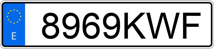 Numer rejestracyjny 8969KWF posiada SEAT LEON