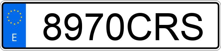 Numer rejestracyjny 8970CRS posiada TOYOTA RAV4 1.8 VVTI LUNA 2WD Numer rejestracyjny 8970CRS posiada TOYOTA RAV4 1.8 VVTI LUNA 2WD