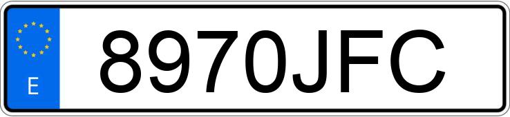 Numer rejestracyjny 8970JFC posiada BMW SERIE 4