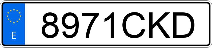 Numer rejestracyjny 8971CKD posiada RENAULT SCENIC Numer rejestracyjny 8971CKD posiada RENAULT SCENIC