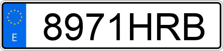 Numer rejestracyjny 8971HRB posiada CITROEN C-ELYSEE