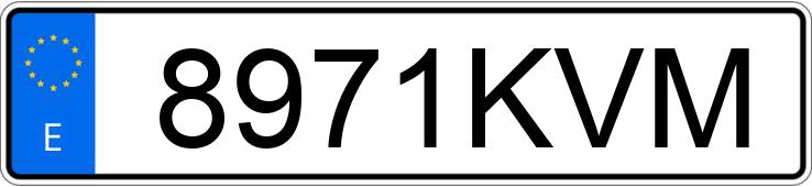 Numer rejestracyjny 8971KVM posiada SEAT LEON Numer rejestracyjny 8971KVM posiada SEAT LEON