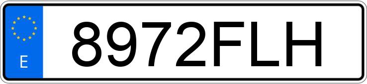 Numer rejestracyjny 8972FLH posiada BMW SERIE 3