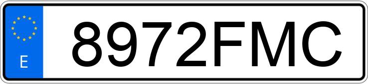 Numer rejestracyjny 8972FMC posiada KIA PICANTO