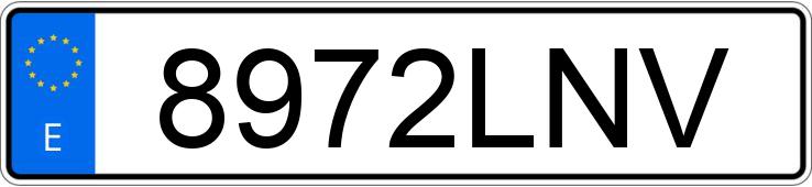 Numer rejestracyjny 8972LNV posiada FIAT DUCATO