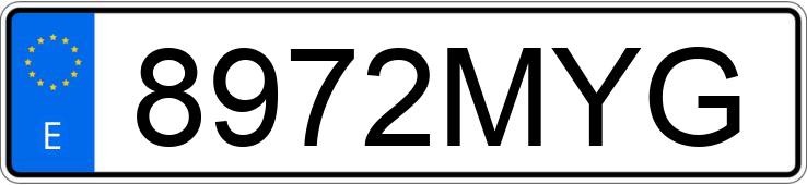 Numer rejestracyjny 8972MYG posiada TESLA MODEL 3 Numer rejestracyjny 8972MYG posiada TESLA MODEL 3