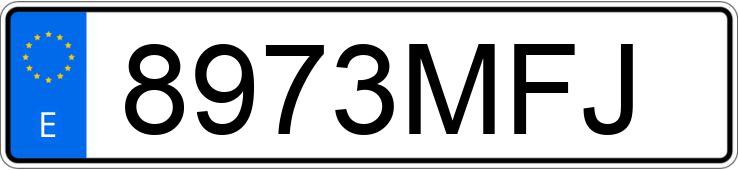 Numer rejestracyjny 8973MFJ posiada KYMCO X-TOWN